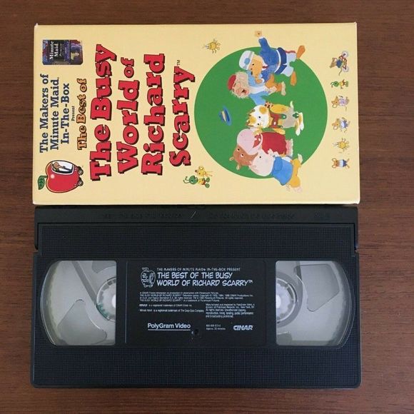The Best of The Busy World of Richard Scarry (VHS, - Picture 4 of 4